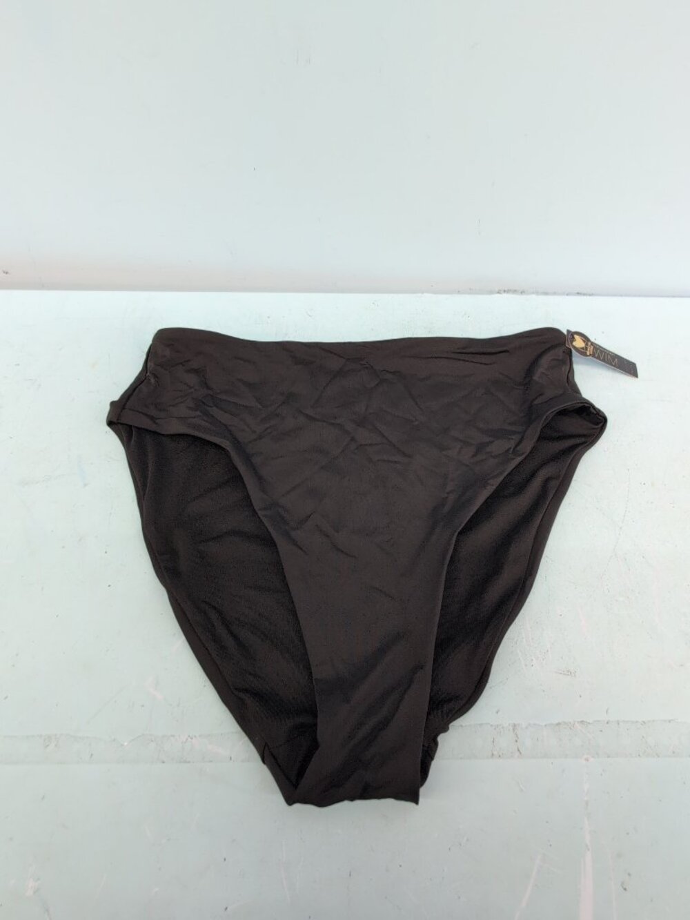 Victoria's Secret Swim High Waist Full Coverage Bikini Bottom Medium Black